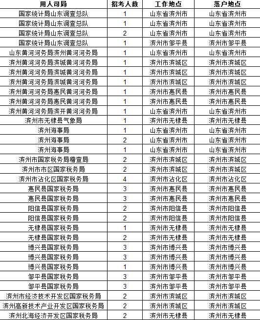 滨州市地方税务局最新招聘公告详解